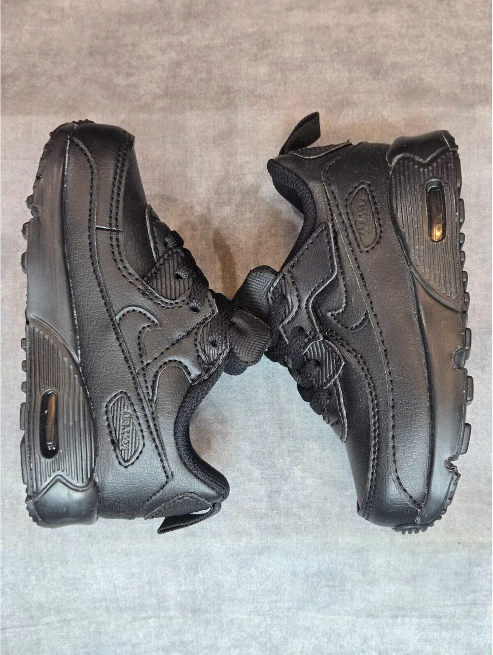 Nike Air Max 90 EasyOn - Triple Black (IH1418-028) Toddler Size 7C BRAND NEW